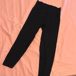 VS Pink ribbed leggings